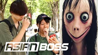 Japanese People React To Momo Suicide Challenge | ASIAN BOSS