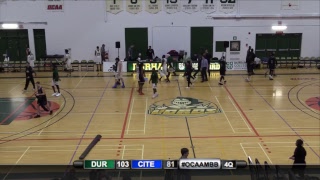 Men's Basketball - Durham vs. La Cite - Feb. 16