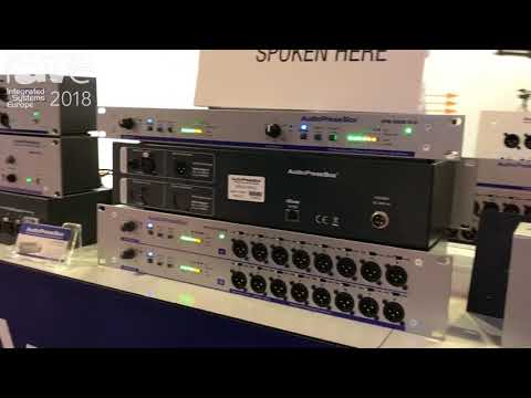 ISE 2018: AudioPressBox Displays New Dante Enabled Channel Units