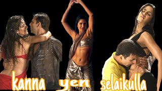 Katrina Kaif Hot Saree Song Mix Kanna Yen Selaikulla