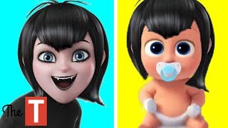 Hotel Transylvania 3 Characters Reimagined as Babies