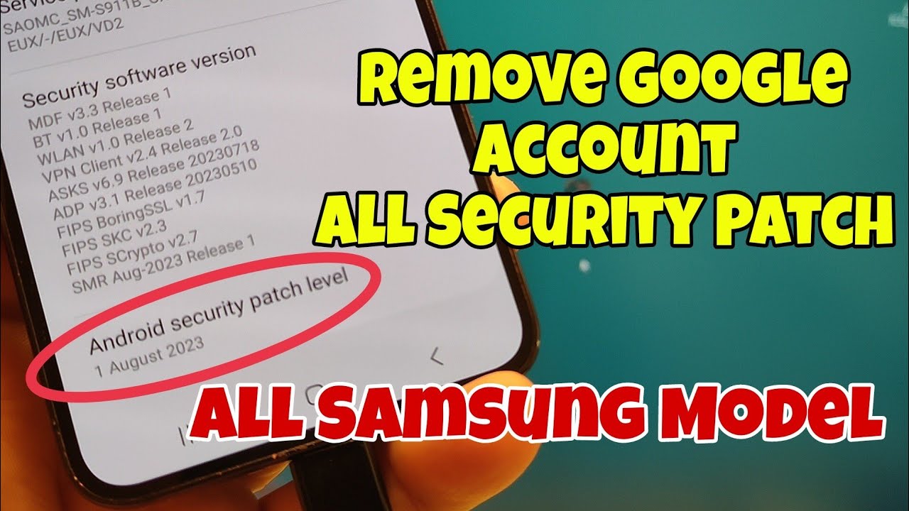 All Security! Samsung S23 (SM-S911B), Remove Google All Security! Samsung S23 (SM-S911B), Remove Google
