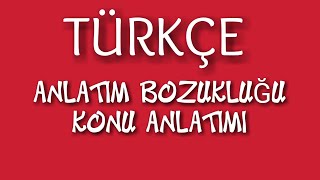 Türkçeanlatim Bozukluğu Konu Anlatimi Metin Barak