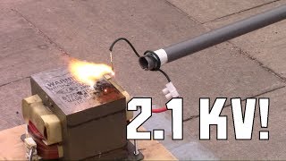 How To Create A High Voltage Power Supply Using A Microwave Oven Transformer Akio Tv