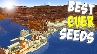 Best Minecraft Seeds Mineraft 1.20 Desert Villages In A Mesa Biome