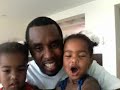 sean combs aka p. diddy and the twins support Obama