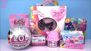 LOL Bling NUM NOMS Surprise Blind Bags Trolls Series 9 Light Ups JoJo Siwa TOYS Dolls Unboxing