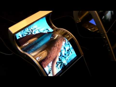 Samsung Flexible Display Demo at CES 2011
