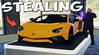 Stealing Cars from Lamborghini Dealership sa GTA 5