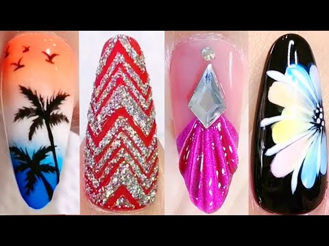 Các Mẫu Nail Đẹp 2021 | Móng Tay Đẹp Cho Cô Dâu Đơn Giản | TOP 12 Nail Art Easy Designs