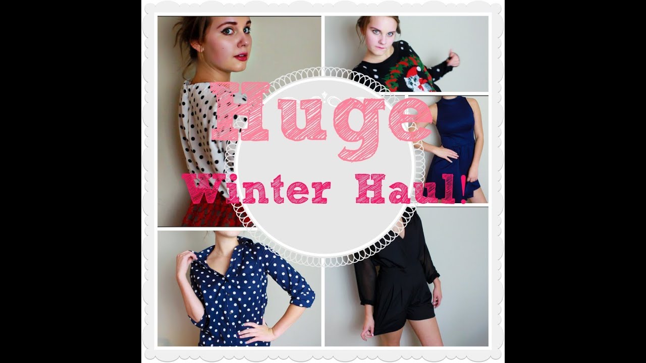 HUGE WINTER HAUL! Target, Urban Outfitters, and more! - YouTube