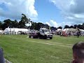 Land Rover World 2008 Defender 90 Driving Over Cars Eastnor