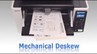 Panasonic Document Scanner KV-S8147: "Mechanical Deskew"