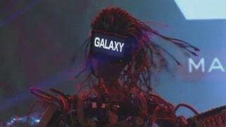 Robot Rock Band Performs With Amoyamo In Tokyo, Japan