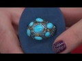 Turquoise & 1.75 ct tw Multi-Gemstone Sterling Ring with Stacey Stauffer