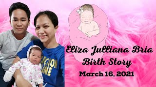 Birth Vlog Successful Vbac Raw Delivery Of Baby Eliza Julliana Bria