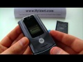 Foto pequena Motorola W510 Unlock & input / enter code.AVI