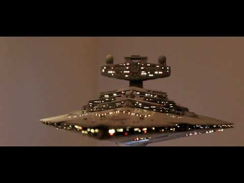 1/2700 IMPERIAL STAR DESTROYER V2 - finished model &amp; base