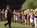 Carlton dancing at Playboy mansion - 'The bunny hop'