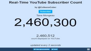 Tana Mongeau Live Sub Count After Content Cop