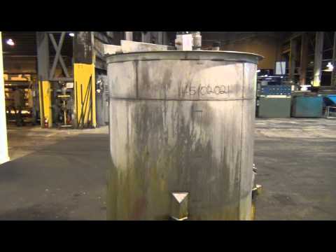 Used- Haza Mechanical Tank, 458 Gallons, 316L Stainless Steel, Vertical - stock # 45102021