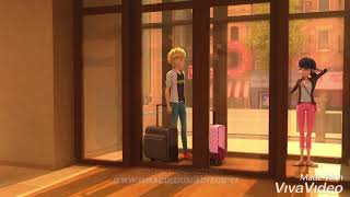 Marinette and Adrien bumping into doors for 49 seconds 😂 ( miraculous New York )