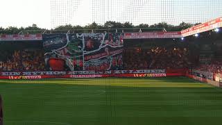 1 FC Union Berlin - Borussia Dortmund Choreo Hymne  31.08.2019 Punktspiel