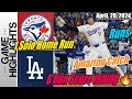 Dodgers vs Jays [TODAY] Highlights | 8 Run Score Innings | FreeMan & Shohei Best Stolen Game