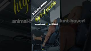 Foods With Highest Protein Animal-Based & Plant-Based