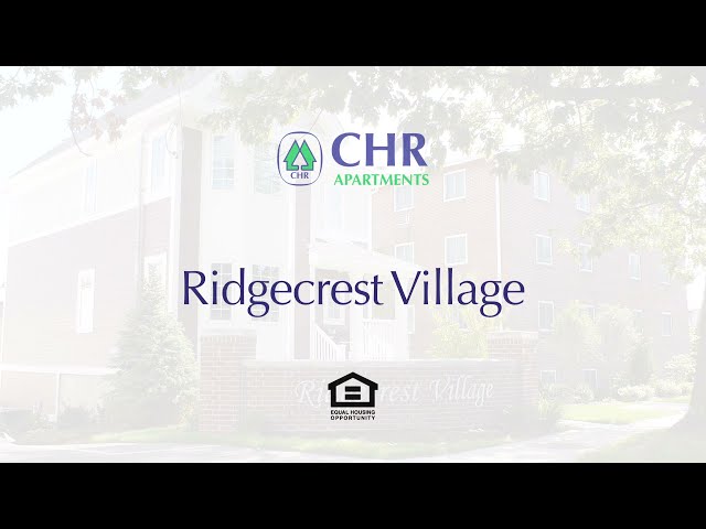Watch CHR Ridgecrest Village Apartments Tour on YouTube.