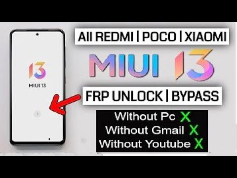 Poco X3 ProMiUi 13 Frp Bypass/Remove Google Account Lock Poco X3 ProMiUi 13 Frp Bypass/Remove Google Account Lock
