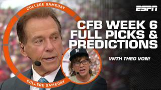 Week 6 Gameday Picks Nick Saban Has Two Words For Alabama Fans Roll Tide College Gameday