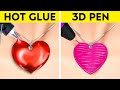 3D PEN vs GLUE GUN || Awesome Crafts For All Occasions