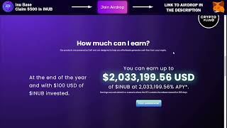 Top7 Crypto Airdrop The Inubase Free Claim 500