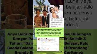 Anya Geraldine Blak Blak An Soal Hubungannya Dengan Tora Widjaja Miliki Selisih 3 Tahun Lebih Tua