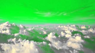 Above The Sky - Green Screen Footage Free