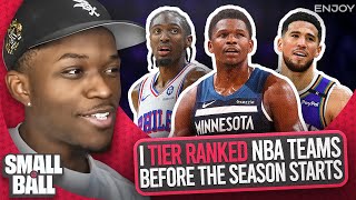 I Tier Ranked Every Nba Team Before The Season Starts