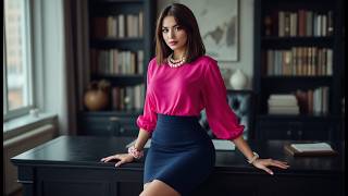 Chic Office Divas Mini Skirts & Blouses