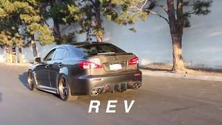 Lexus ISF: Hayward & Scott Exhaust Rev & Fly-By