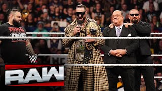 Seth Rollins Proclaims Vision Dominance After Crown Jewel Victory Raw Highlights, Oct. 13, 2025