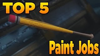 top 5 paint jobs in black ops 3 ep 8 amazing weapon camos