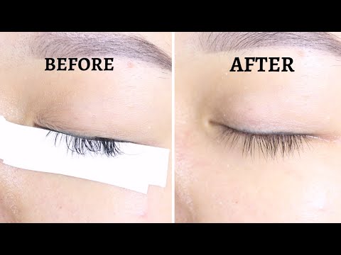 Hướng dẫn tháo mi không cay mắt - Mẹo tháo mi nhanh