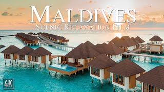 Maldives 4K Relaxation Video Tropical Island Drone Footage Maldivas 4K