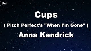 Cups (Pitch Perfect's “When I'm Gone”) - Anna Kendrick Karaoke 【With Guide Melod