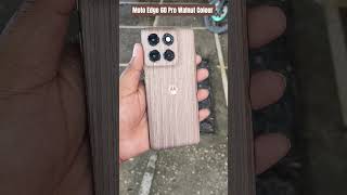Moto Edge 60 Pro Walnut Colour Premium Wooden Finish Look