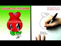 How to Draw a Rose (Cute Easy Kawaii Drawings)