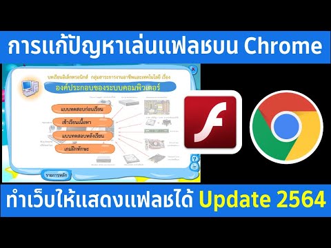 ทำอย่างไร? จะให้แสดงแฟลชบนเว็บไซต์ได้เหมือนเดิม Update New 2021