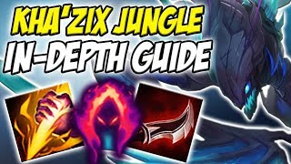 GUIDE ON HOW TO PLAY KHA'ZIX JUNGLE IN SEASON 8! INSANE CARRY POTENTIAL - League of Legends