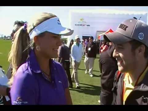 CobraPuma staffer Lexi Thompson chats with Golfweek's DJ Piehowski at the CobraPuma staffer Lexi Thompson chats with Golfweek's DJ Piehowski at the