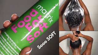Matrix Food For Soft Hair Products On Natural Hair. My Hair Loved This